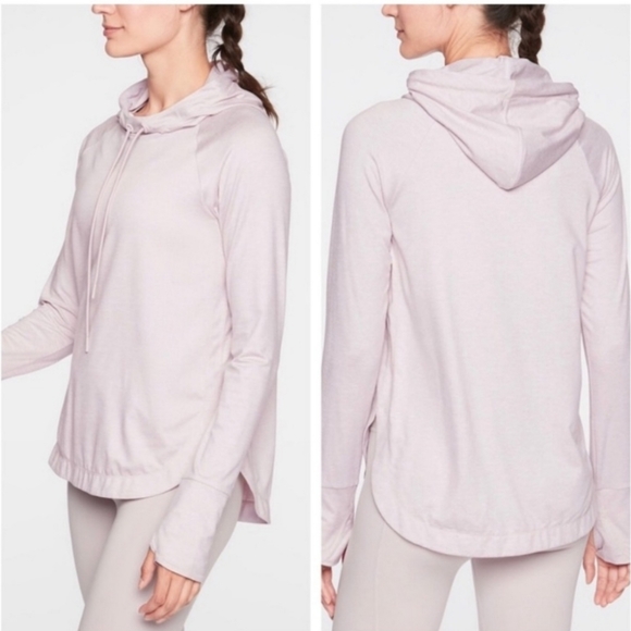 Athleta Sweaters - Athleta Uptempo Hoodie in Ballerina Pink-NWOT